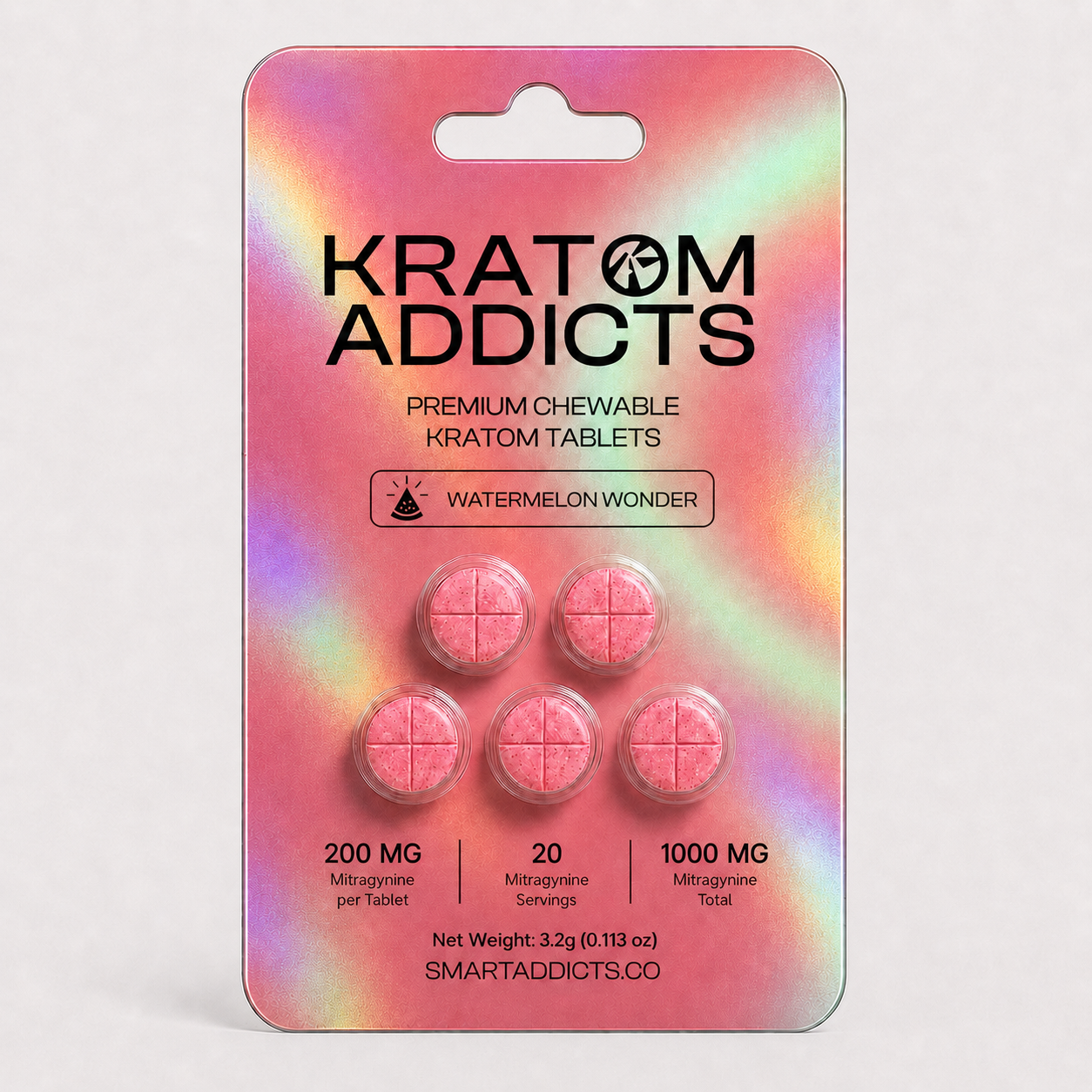 Watermelon Wonder MIT Kratom Tabs