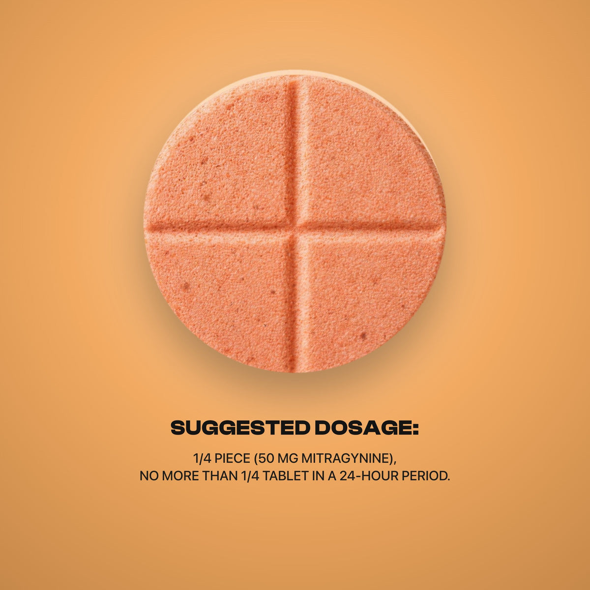 Juicy Peach MIT Kratom Chewable Tablets