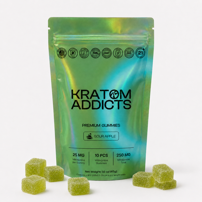 Sour Apple MIT Kratom Gummies