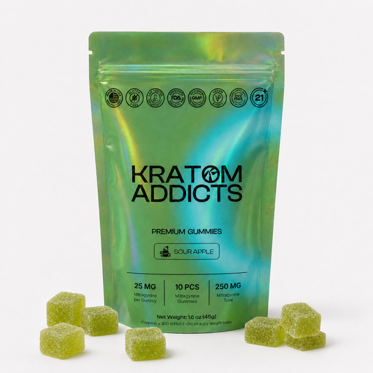 Sour Apple MIT Kratom Gummies