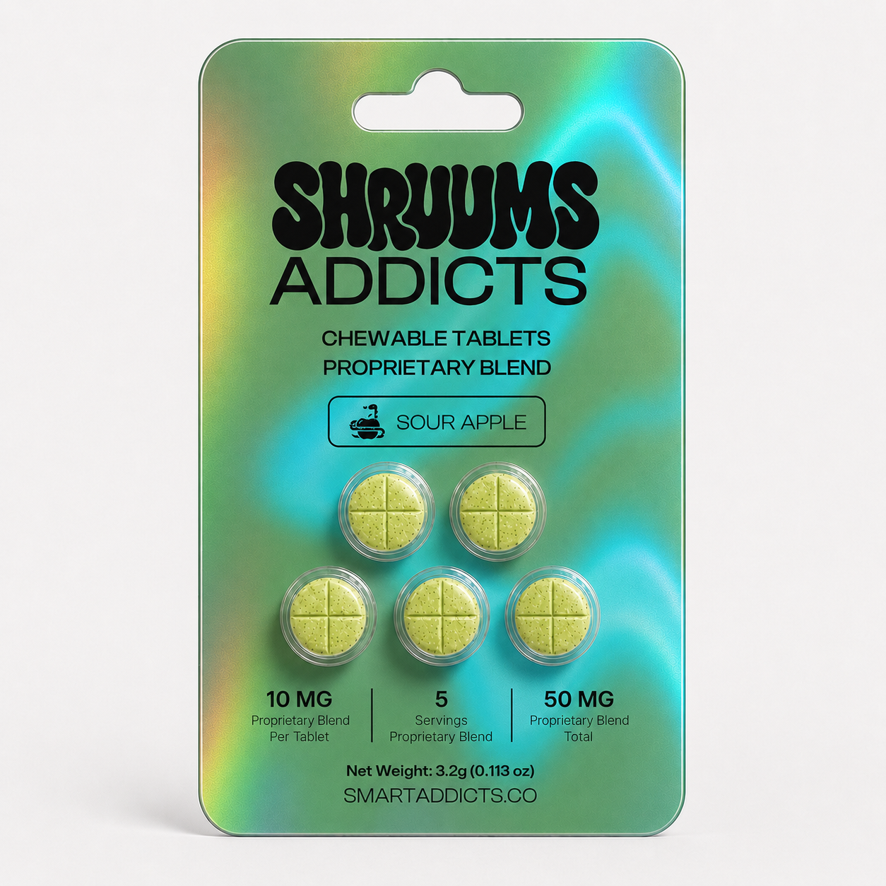 Sour Apple Mushroom Tabs