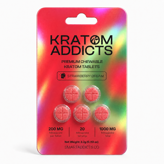 Strawberry Dream MIT Kratom Tabs