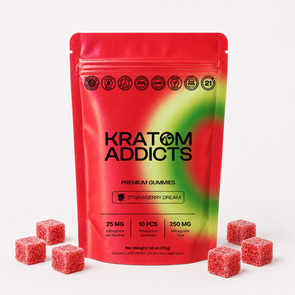 Strawberry Dream MIT Kratom Gummies