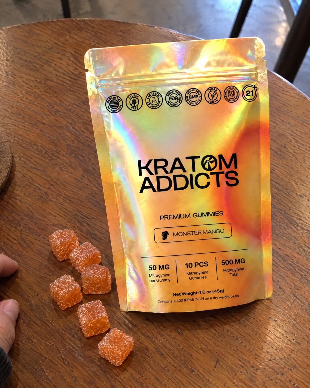 Monster Mango MIT Kratom Gummies