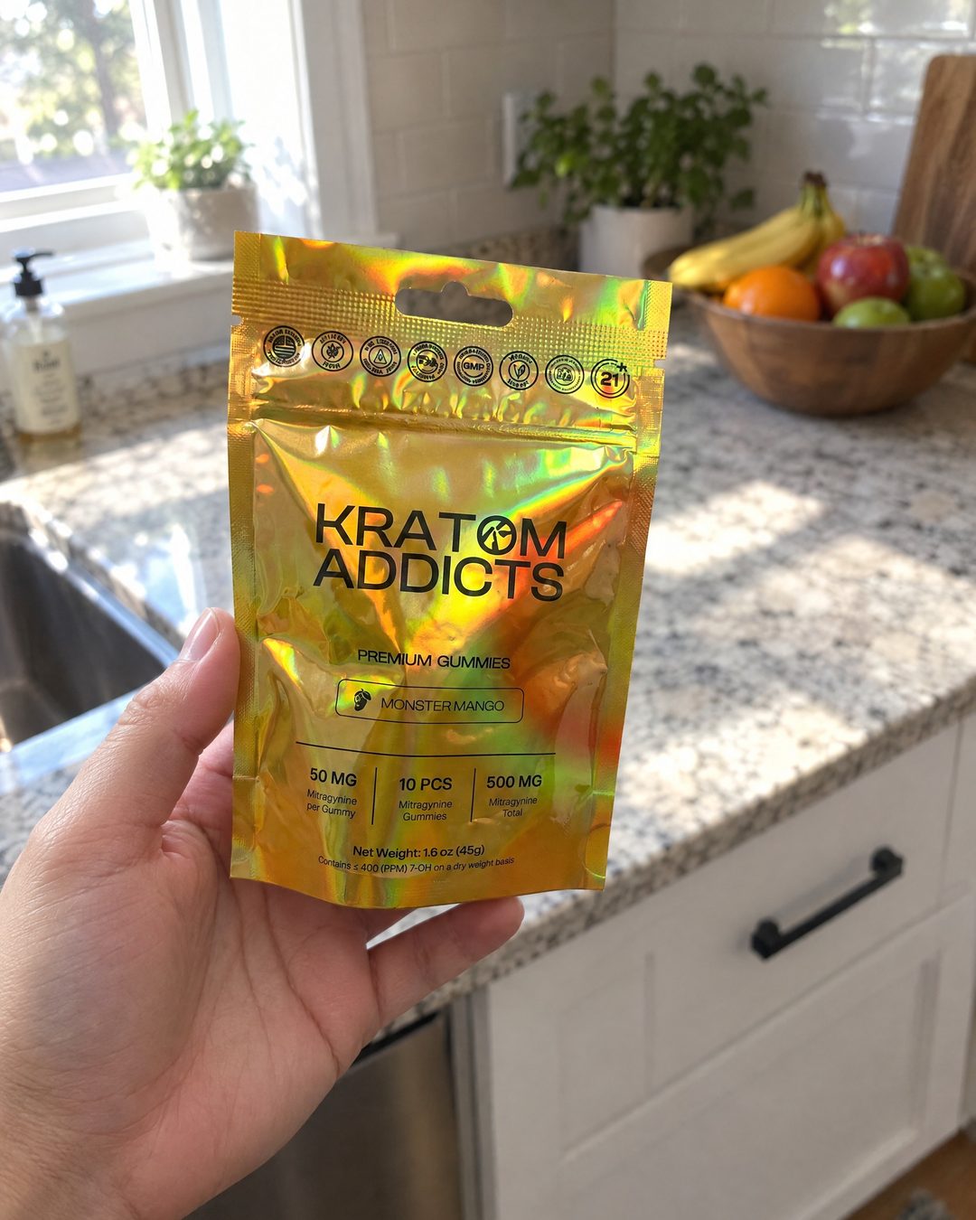 Monster Mango MIT Kratom Gummies