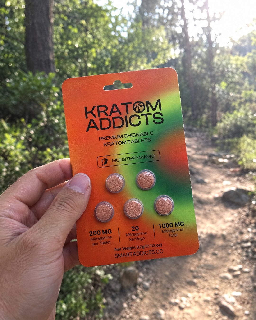 Monster Mango MIT Kratom Chewable Tablets