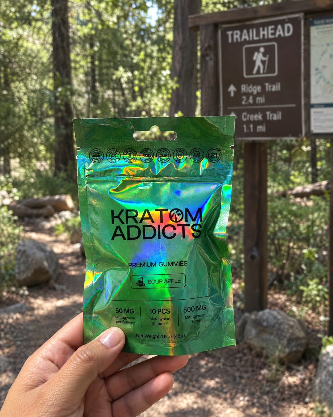 Sour Apple MIT Kratom Gummies