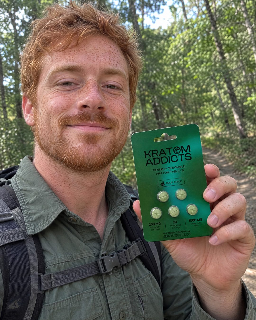 Sour Apple MIT Kratom Chewable Tablets