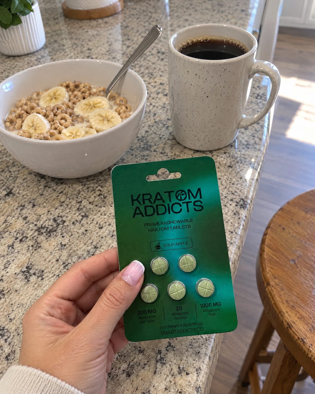 Sour Apple MIT Kratom Chewable Tablets