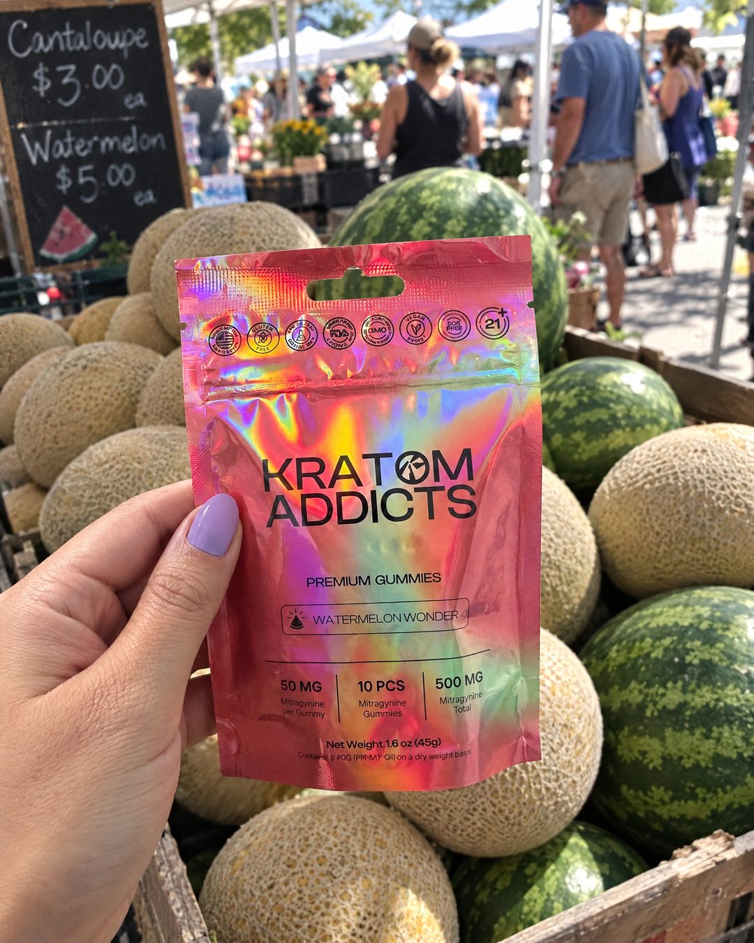 Watermelon Wonder MIT Kratom Gummies