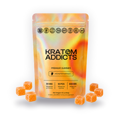 Monster Mango MIT Kratom Gummies