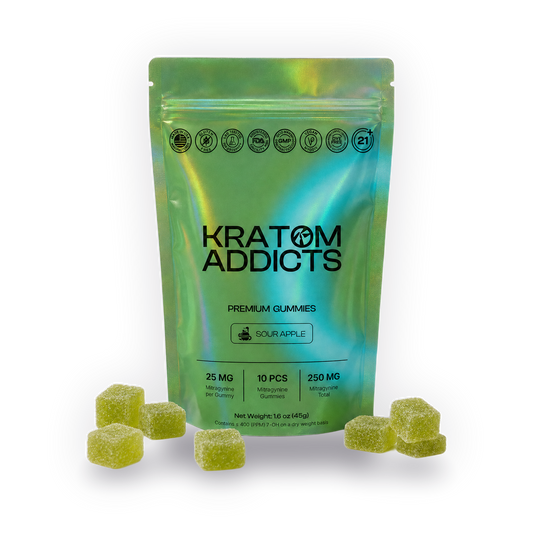 Sour Apple MIT Kratom Gummies