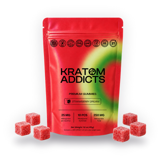 Strawberry Dream MIT Kratom Gummies