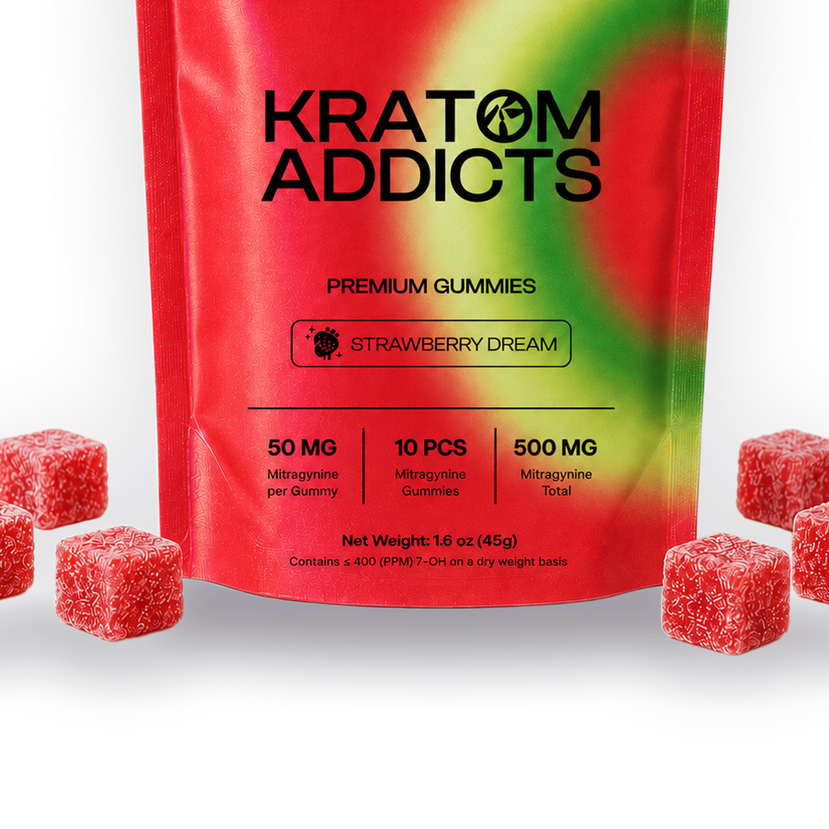 Strawberry Dream MIT Kratom Gummies