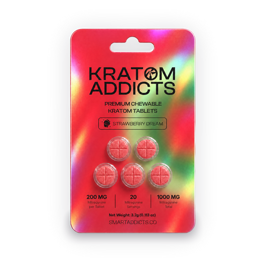 Strawberry Dream MIT Kratom Tabs