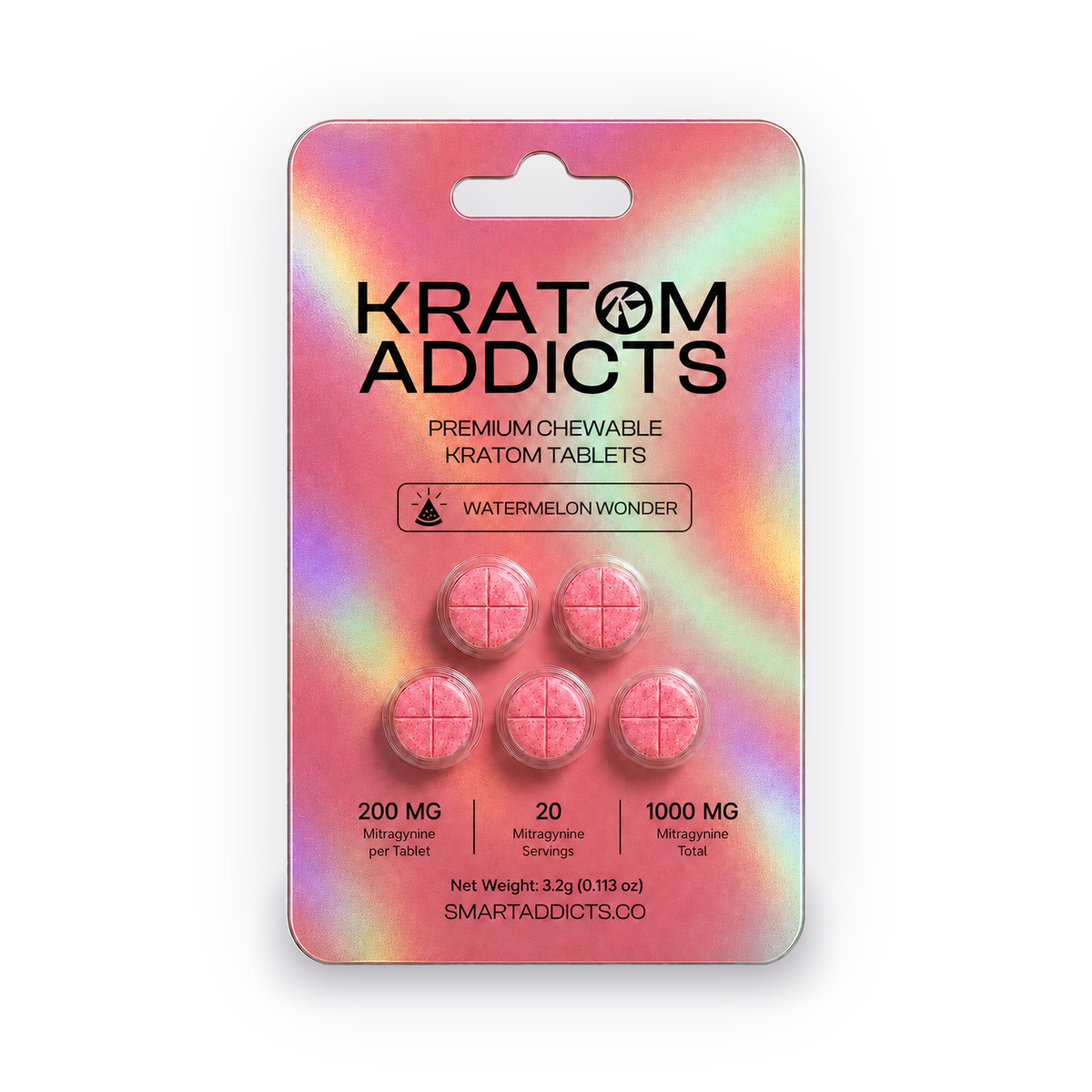 Watermelon Wonder MIT Kratom Chewable Tablets