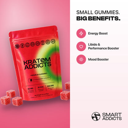 Strawberry Dream MIT Kratom Gummies
