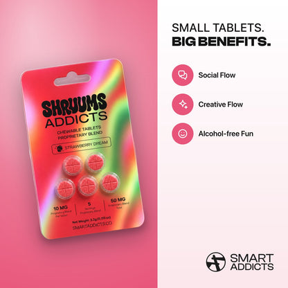 Strawberry Dream Mushroom Chewable Tablets