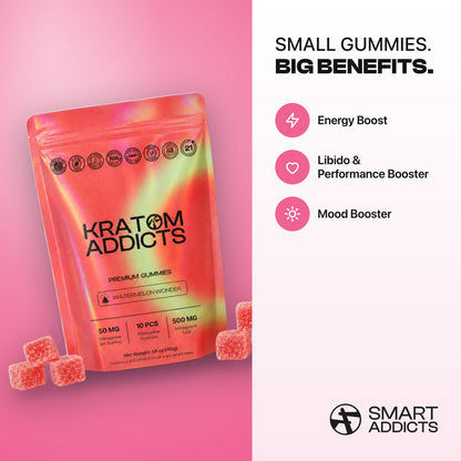 Watermelon Wonder MIT Kratom Gummies