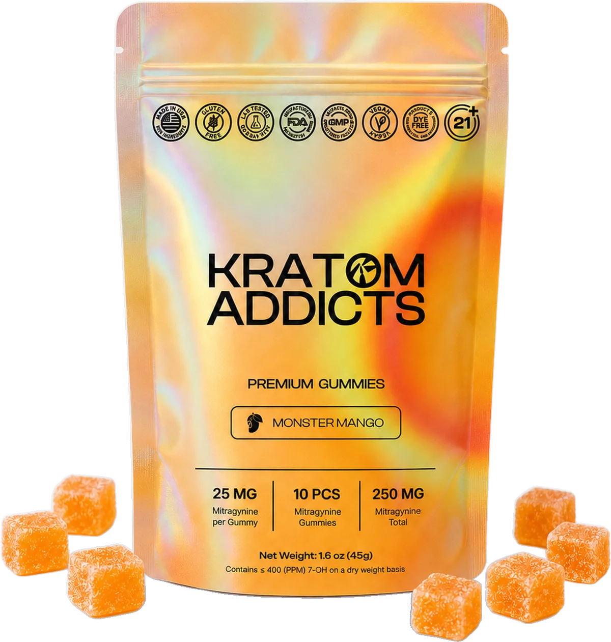 A Kratom Addicts gummy pack